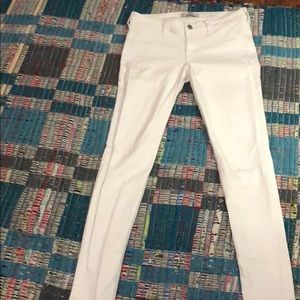 Hollister white jeans